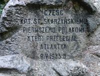 Pomnik na cześć płk. Stanisława Skarżyńskiego (Rezerwat Lasu Zwierzynieckiego)