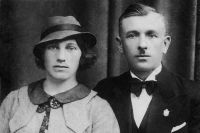 Marian Skarzyński z żoną Gabrielą z domu Krajewska